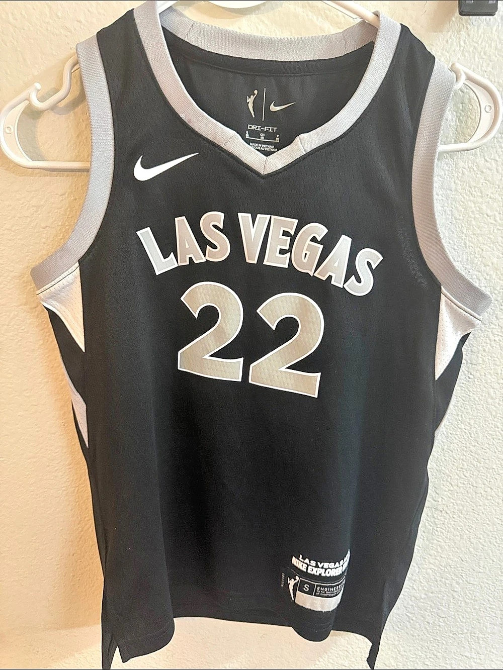 Nike Las Vegas Aces A'ja Wilson Explorer Edition WNBA Jersey Size Small
